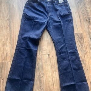 Madewell Dark Indigo Flare Jeans